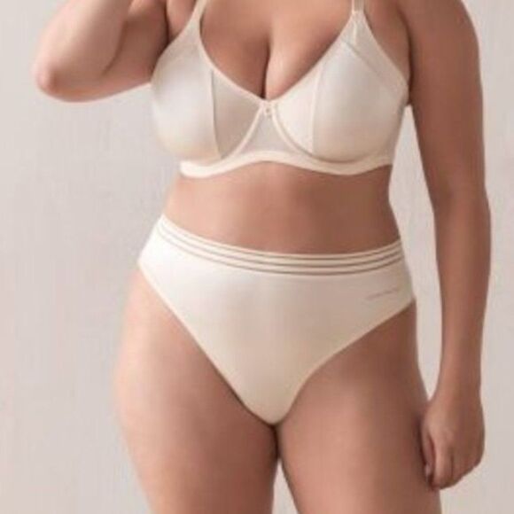 🆕 Ashley Graham Solid Invisible Thong Panty sz 1X - Picture 4 of 5